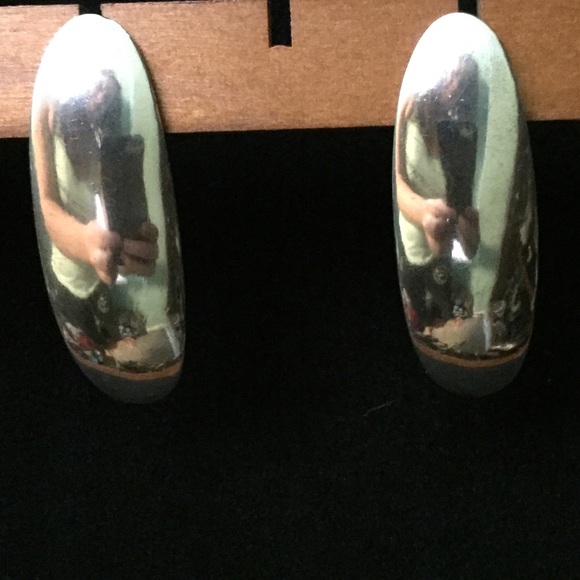 VINTAGE STERLING SILVER EARRINGS- GUC - Picture 2 of 5